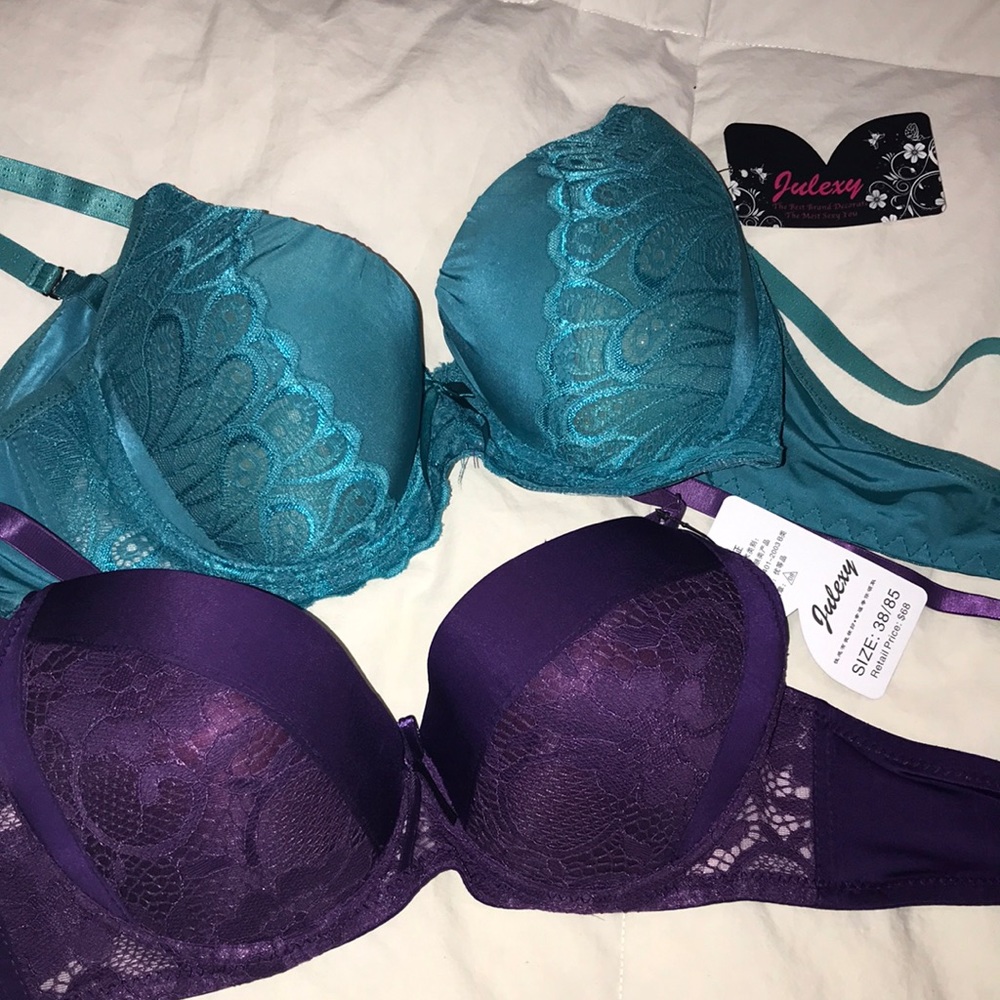 Pair of NWOT 38C Julexy Push-Up Bras